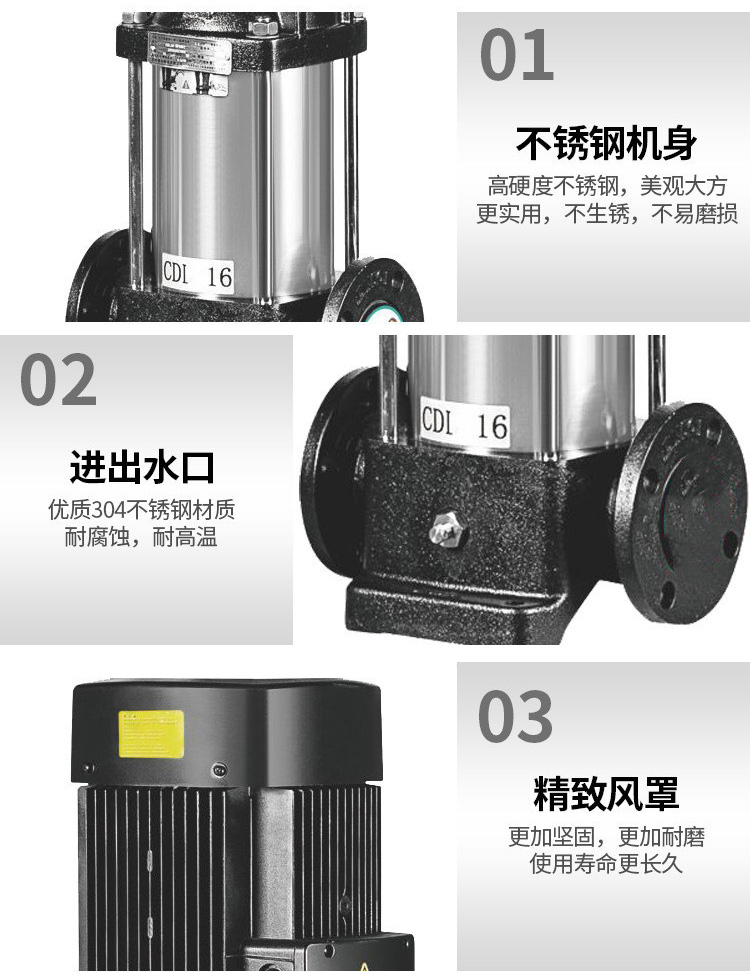 CDLF不锈钢立式多级网投在线官网细节图
